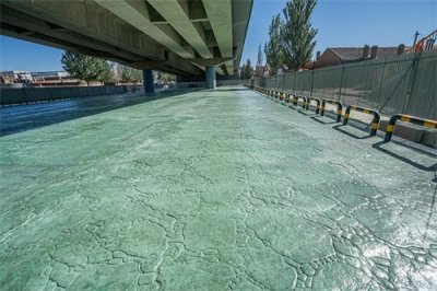 水泥路面壓花地坪