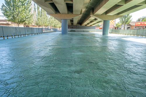 水泥路面壓花地坪