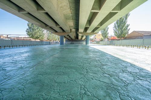 水泥路面壓花地坪