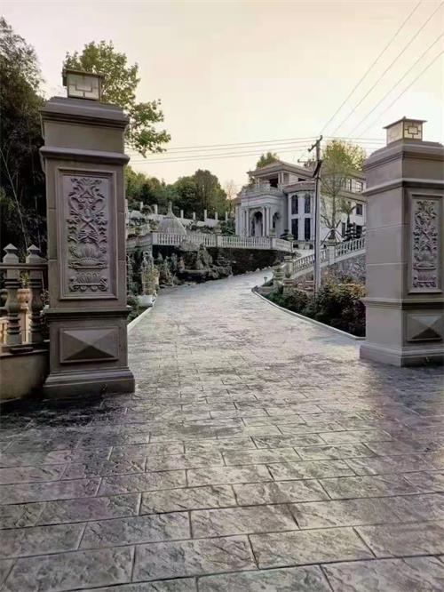 壓花混凝土路面