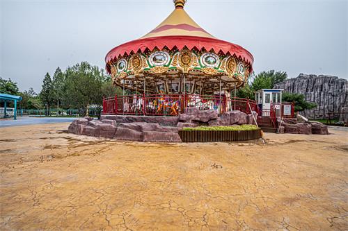 游樂場水泥路面印花